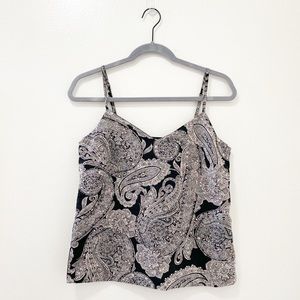 Banana Republic Paisley Cropped Tank Size XS